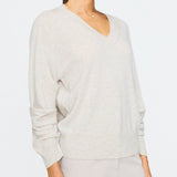 Ennes Ruched Sweater Mist Melange