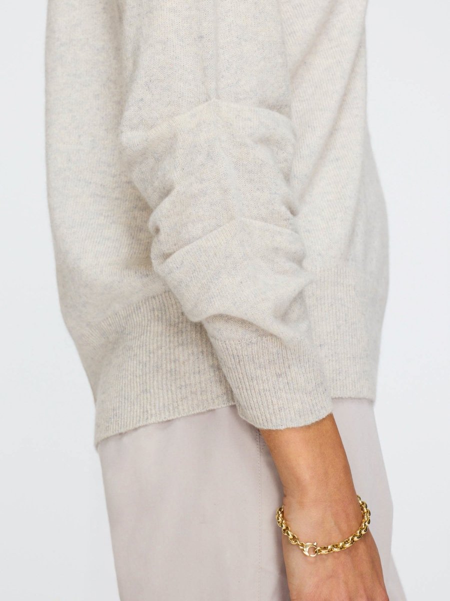 Ennes Ruched Sweater Mist Melange
