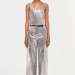 Kamari U Neck Tank Silver