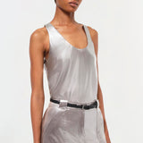 Kamari U Neck Tank Silver