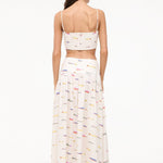 Procida Linen Skirt Pop Sardines Ivory