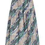 Quinn Poplin Skirt Banding Green