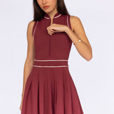 Tate Dress Cherry Lacquer