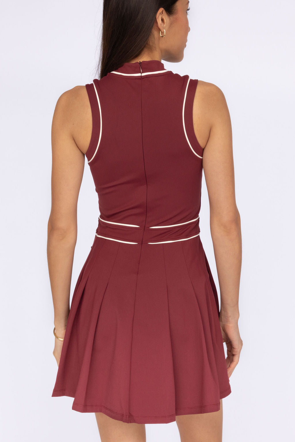 Tate Dress Cherry Lacquer