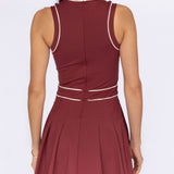 Tate Dress Cherry Lacquer