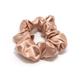 Rose Gold Silk Scrunchies Set of 3