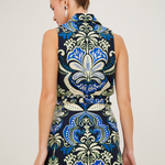 Hannah Top Palm Pavillion Cobalt