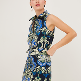 Hannah Top Palm Pavillion Cobalt