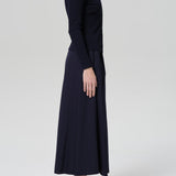 Emi Poplin Skirt Navy
