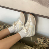 B. NTCD Mesh White Woven Mesh Sneaker