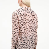 Roxbury Silk Shirt Almond/Black