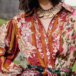 Winter Garden Mix Mini Dress