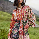 Winter Garden Mix Mini Dress