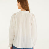 Off-White Blouse Long Sleeve