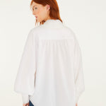 Off-White Embroidered Long Sleeve Shirt