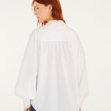 Off-White Embroidered Long Sleeve Shirt