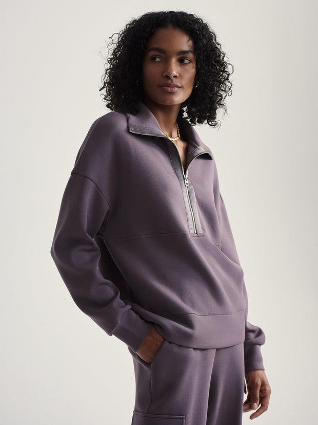 Keller Half Zip Cocoa Berry