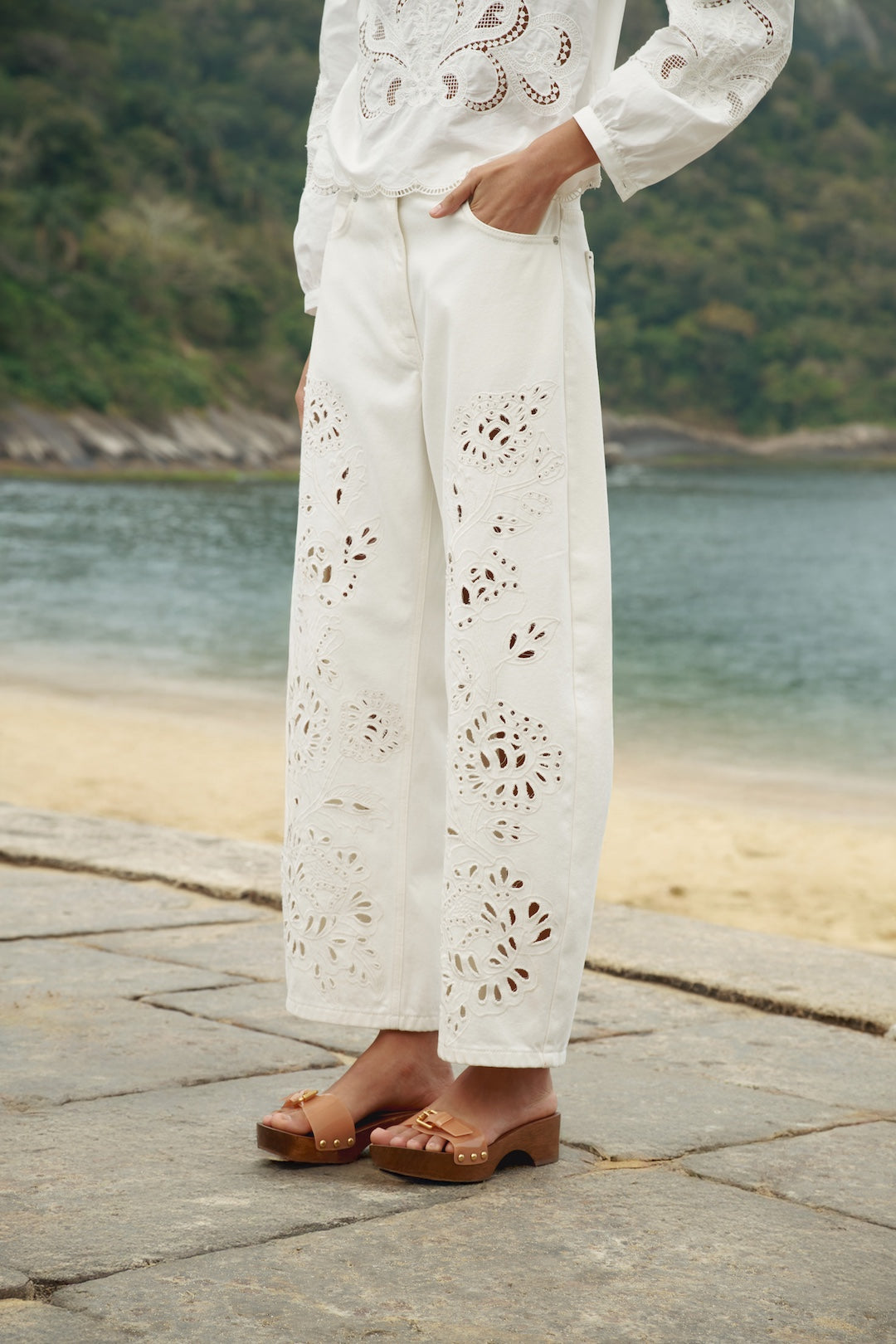 RICHELIEU WHITE PANTS