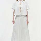 Stella Pleated Midi Skirt