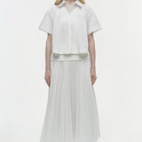 Stella Pleated Midi Skirt