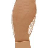 Birdee Raffia Mule Flat