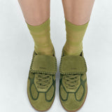 Tb.490 Club Suede Green Leather Sneakers