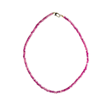 Dainty Candy Gemstone Necklace: Lavender