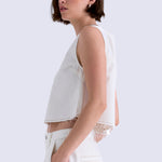 RUE CROP  POP OVER SWING TOP CROP