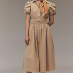 Marleigh Midi Dress Khaki