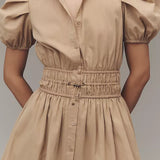 Marleigh Midi Dress Khaki