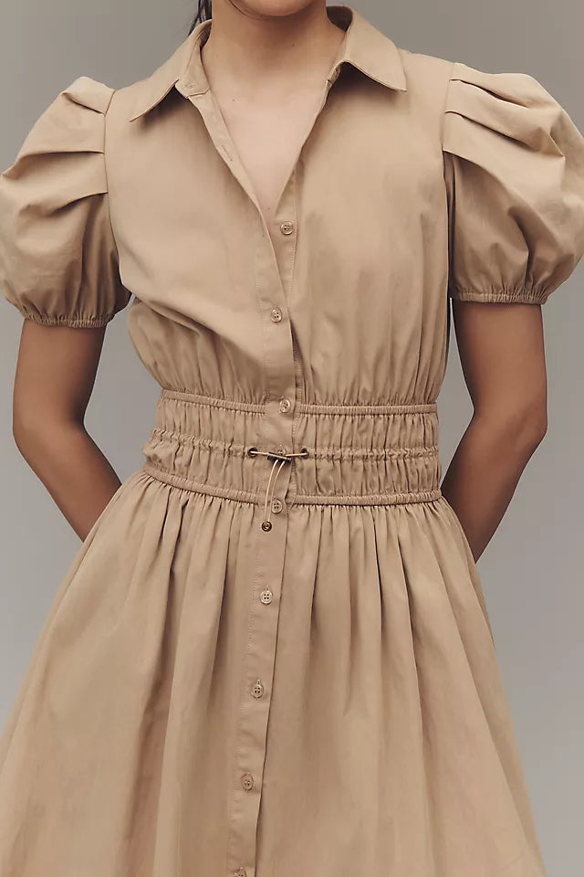 Marleigh Midi Dress Khaki