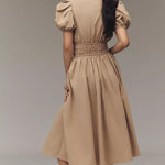 Marleigh Midi Dress Khaki