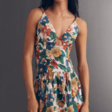 Tropical Sleeveless Maxi Dress