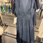 Crosby Dress Navy with Detail