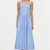 Kittiya Dress Harbor Blue Stripe