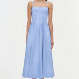 Kittiya Dress Harbor Blue Stripe