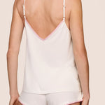 Frida Cami/Short PJ Set Ivory/Pink Nectar