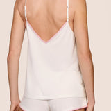 Frida Cami/Short PJ Set Ivory/Pink Nectar