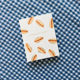 Hot Dog Weenie Birthday Greeting Card | Birthday Card