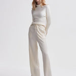 Simeon Wide Rib Knit Trouser