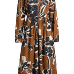 Arabella Midi Dress Smoked Clover