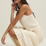 Lexa Sweater Tank Cloud