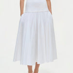 Stella Pleated Midi Skirt