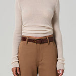Alessia Basics Crewneck Sweater Cream