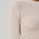 Alessia Basics Crewneck Sweater Cream