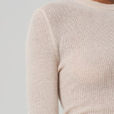 Alessia Basics Crewneck Sweater Cream