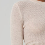 Alessia Basics Crewneck Sweater Cream