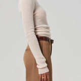 Alessia Basics Crewneck Sweater Cream