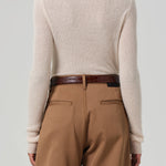 Alessia Basics Crewneck Sweater Cream
