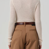 Alessia Basics Crewneck Sweater Cream
